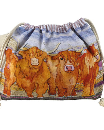 Highland Coo - Drawstring Bag
