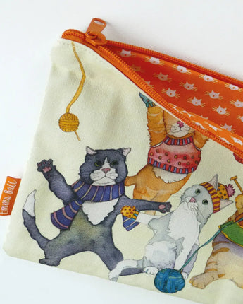 Kittens In Mittens Long Project Bag