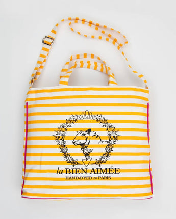 La Bien Aimée Striped Bag - Yellow
