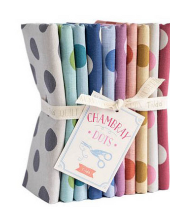 Chambray Dots Fat Quarter Bundle