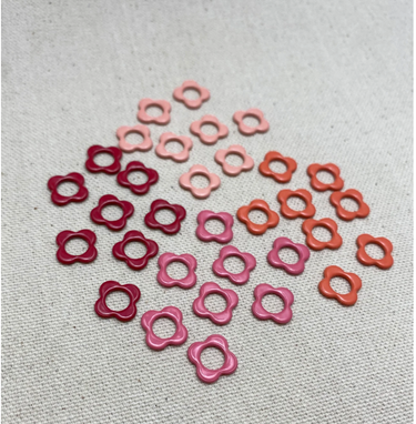 Small Flower Stitch Markers for knitting