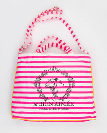 La Bien Aimée Striped Bag - Pink