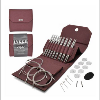 Lykke Flight 5" Interchangeable Stainless Steel Needle Set