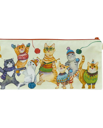 Kittens In Mittens Long Project Bag