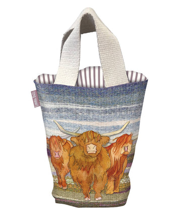 Highland Coos, Small Bucket Bag